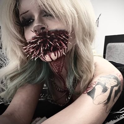 blondegothdoll's profile picture. 21 Goth Metalhead follow my insta