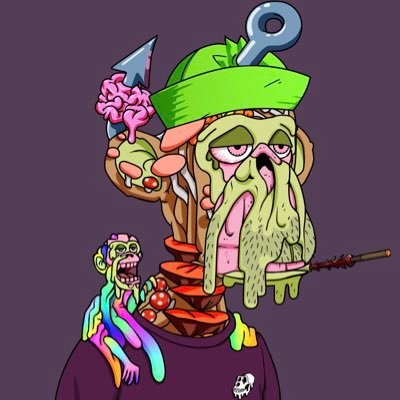 PatSolScientist's profile picture. SOL and ETH NFTs. Mutant #2027, Degod #5840. Degen ape D12.