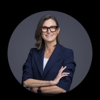 CathieDwo's profile picture. Founder, CEO and CIO @ARKinvest. Thematic portfolio manager for disruptive innovation, mom, economist, and women's advocate. Disclosure: https://t.co/YPOr558sBz