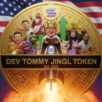 tommyjingl's profile picture. Dreamer, Multi-media, Music, Trendsetter, Show Runner, Athlete, Spiritualist, Developer
DEV TOMMY JINGL TOKEN DVr62PSjVCrEwmWVRdKQABqJumb1jmJGKa8BkUG6pump