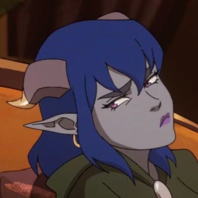 NaughtyTiefling's profile picture. "𝒜𝓇𝑒 𝓎𝑜𝓊 𝓈𝑒𝒸𝓇𝑒𝓉𝓁𝓎 𝒾𝓃 𝓁𝑜𝓋𝑒 𝓌𝒾𝓉𝒽 𝓂𝑒?"