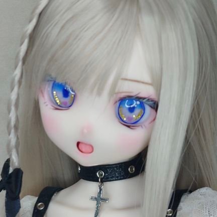 F9QYqvNSZGHqroj's profile picture. ⚪️ドールヘッド カスタムメイク DDH
　　　　　　　　　　　　　　　　　　　　　　　　　　　　　　⚪️レジンアイ制作