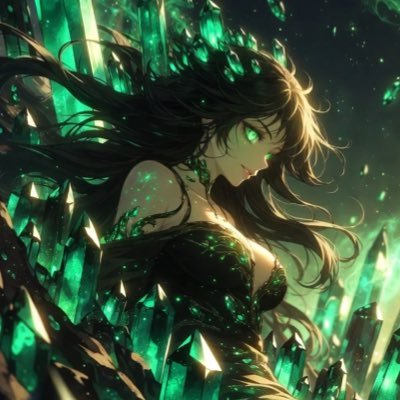 InnerScratch's profile picture. Mǐķä -/- Ashka 🤍 TL3🏴🕯️🎶💚 Shadow-worker who decodes fields with an emerald blade. △○≡✧