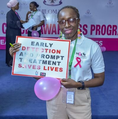 0luwaseun85's profile picture. Cancer Survivor | Patient Advocate | Community Health Educator
Founder, Mariam-Atswandeh Cancer Support Foundation
Sharing awareness, hope & real stories that s