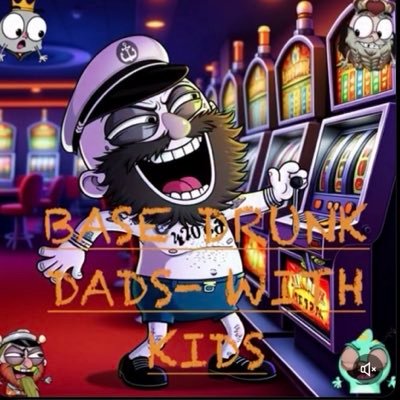 basedrunkdads's profile picture. 3100 PFP nft collection on opensea representing all the drunk dads with kids born on base🟦