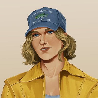 avadanielsbf's profile picture. gen z is trying to cancel deborah vance??? pfp and header by @elliedrawthings