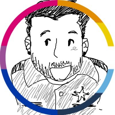 theysayohmystar's profile picture. they/any ||❤️💜||🥚🪨||🥯☕️|| 
stipple and stobotnik peak!!! 
lowkey selfshipping with wade whipple 💛