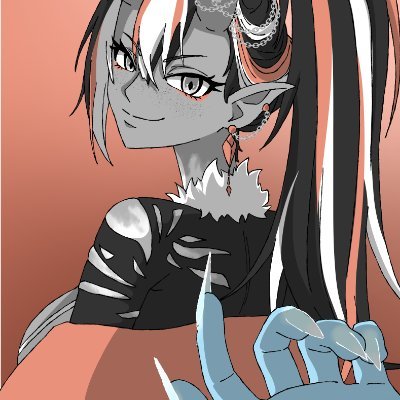 NinaTheOni's profile picture. ☁️ Doing cool #VTuber work w/ @VexTheSunEater, @CultistZolon & more! | 18+ | V1 Art/Rig: @lili_lyrical | V1.5 Art/Rig: @Misu_PurpleNeko | PFP: @spellydoesart