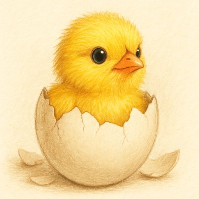 HaEfroach's profile picture. אפרוחון שבקע מהביצה, מנסה לשחק במסחר