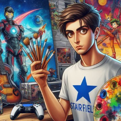 JoselinBlue1's profile picture. 😎✋Twitter,phone, my house! 
🎨Perdido en mis pinceles 
 🎮 #Gaming💡#GraphicDesign  💻 #Starfield🌟
  👟  #Senderismo