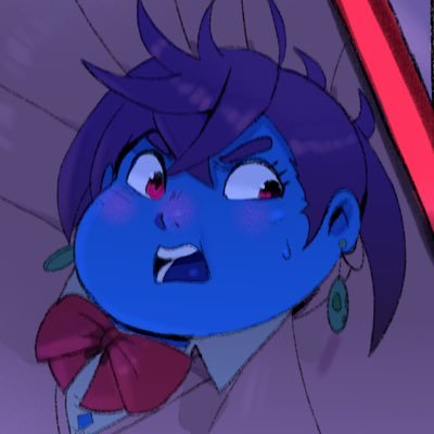 OchacoBluraraka's profile picture. l freaking love blueberries and I use this account as my way of expressing it and it somehow blew up (literally) 🫐🫐 (pfp and banner by burstoid)
