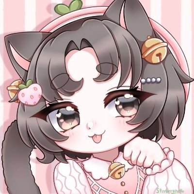 strrbrryneko's profile picture. Your local strawberry neko! ⋆⭒˚🍓｡⋆ Digital Artist and silly vtuber🌿Comms Closed 🍓Design by @nekosharpie ⋆⭒˚🍓｡⋆ ❗️18+ Only❗️