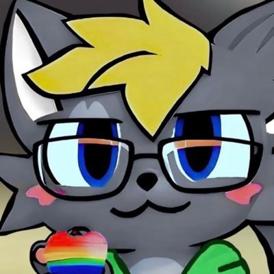 blakethacaat's profile picture. Name's Blake - He|Him - I've got some aspergers - 23 years old ~ I'm a younger grey cat with clear blue eyes 🧶