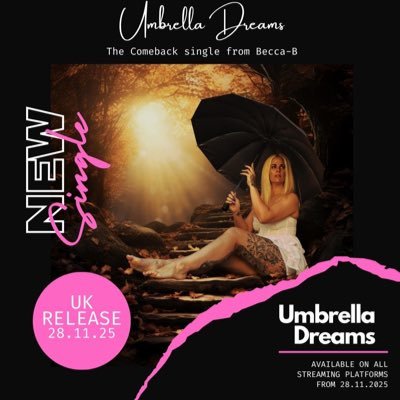 beccab_official's profile picture. “umbrella dreams” release date 28th November