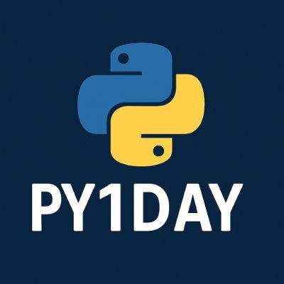 Py1Day's profile picture. 🐍 Py1day
1 desafio de Python por dia.
Aprenda, pratique, evolua.

#python #dev #python #coding #programacao #desenvolvimentoweb