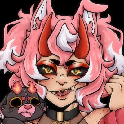 Little_Dismay's profile picture. Illustrator • Eng Vtuber and HellHound with a caffeine addiction ♡ Twitch Affiliate ♡ 🔞  Art/Clips #MuttMedia ♡ ♡ Model: @MamaSaraBearArt ♡