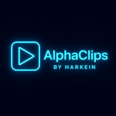 HarkeinClips's profile picture. 🫆 High-precision clips for creators
🔊 Spaces • Podcasts • Videos
🔥 Turning your content into viral moments
👥️ Part of @AlphaRadar |@youfadedwealth