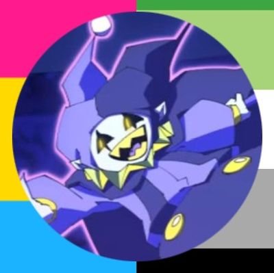 WeirdSillyJevil's profile picture. 🃏!!!FEEL THE WORLD REVOLVING!!!🃏 

Formerly MALST3R

Basic DNI 

Admin Is 14 and Aro and Pan!

midasling account - @AromanticM1DAS

Private - @CrakHedCarousel