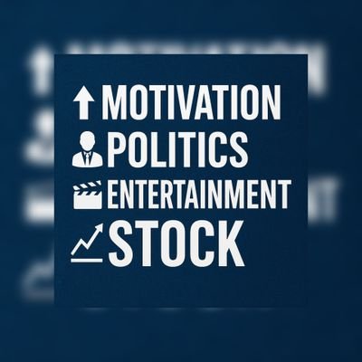 never_give_upA's profile picture. ||Politics: 🏛️ 🇺🇸 🗳️|| Stocks: 📈 📉 💰 ||Entertainment: 🎬 🍿 🎭 🎮|| Motivation||

Not financial advice. 
Do your own research.
RT/likes are not endorse