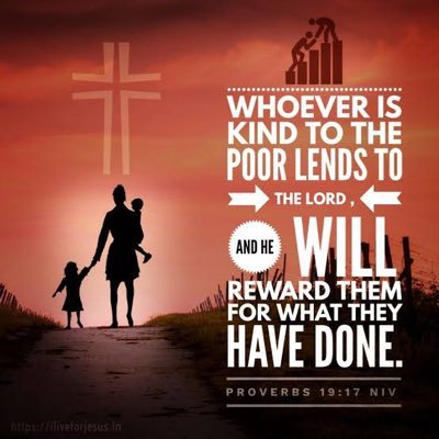 salif34772053's profile picture. KINDNESS TO THE POOR IS A LOAN TO THE LORD, AND HE WILL REPAY THE LENDER. - PROVERBS 19:17✝️