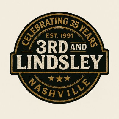 3rdandLindsley's profile picture. Est. 1991: The premier live music venue of Nashville, TN; home of WRLT Lightning 100 LIVE broadcast #NashvilleSundayNight;