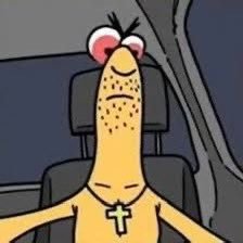 freakeke_frog's profile picture. 𝙒𝙚 𝙜𝙤𝙩𝙩𝙖 𝙜𝙚𝙩 𝙤𝙛𝙛 𝙩𝙝𝙞𝙨 𝘽𝙐𝙎, 𝙢𝙖𝙣! 𝙏𝙝𝙚 𝙙𝙚𝙫𝙞𝙡 𝙘𝙖𝙣’𝙩 𝙙𝙧𝙞𝙫𝙚 𝙩𝙝𝙚 𝙗𝙪𝙨. 𝙏𝙝𝙚 𝙗𝙪𝙨 𝙞𝙨 𝙜𝙤𝙣𝙣𝙖 𝘾𝙍𝘼𝙎𝙃, 𝙈𝘼𝙉!