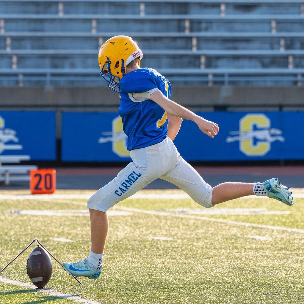 KadenBuba29's profile picture. Kicker Class of 2029 | Carmel High School