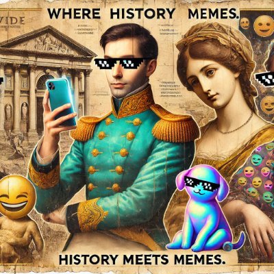 PastGoesViral's profile picture. History Professor X Shitposter | Debunking myths with memes.
Where history meets memes — the past isn’t dead, it just went viral.