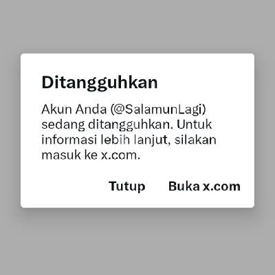 SalamunLagi1's profile picture. @Gurubukanbeban @Salamunboip77 @EnihEasy99 @boip_iko  @boipbonah30508 @SalamunLagi ditangguhkan