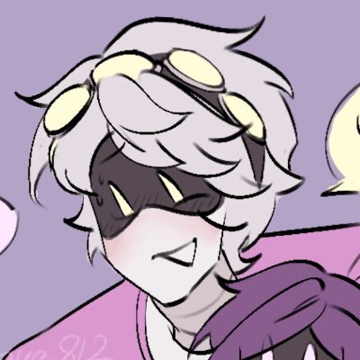 BLU3_GL1TT3R's profile picture. ♪⁠ ～ 🐾 noah ; werewolf otherkin ; huge tessa kinnie ; maid v yumeshipper ; male ; 13 ⭐ , i draw !! ^_^ my lovely bf 🖤 ; @whynotmanual  7/23/2025 📀