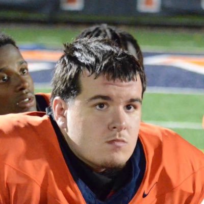 DeclanBoutross's profile picture. C/G | 6’3.5” | 300lbs | 3.4 GPA | dgb0325@icloud.com | 312-848-8990 | 3 years of eligibility