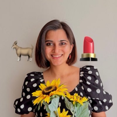 DivijaBhasin's profile picture. Therapist | Creator | Founder | Feminist | #ProudRandi 🐐💄