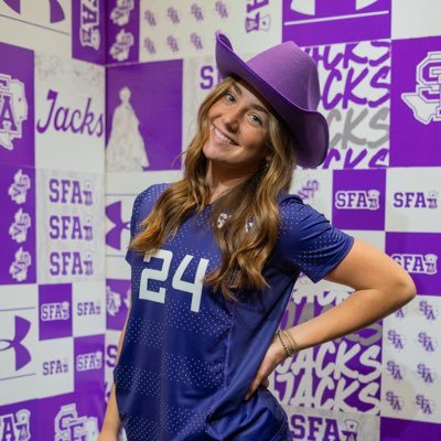 Kaileyrs27's profile picture. Jeremiah 29:11                  SFA Soccer🤍💜