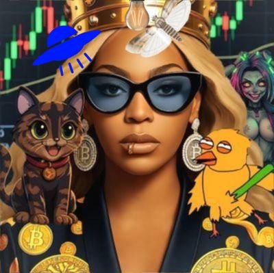 Queen_B_T_C's profile picture. #BTC 👑  $Doge  💙 $Indi on #Sonic 🐱.
Love, diversity and freedom🖤💫
i Love you undead #Degens $UFD 🫶
Pass the $Joint have a free mind😎💨
& fly like a $Burd