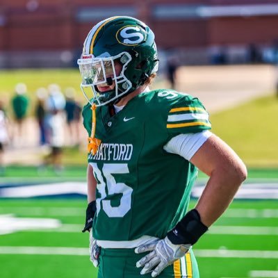 TyGreene27's profile picture. “6’ 6” 265 || DL || C/O 2027 || Student dual sport athlete || @StratfordFB1 || https://t.co/r0ay3mtcbe