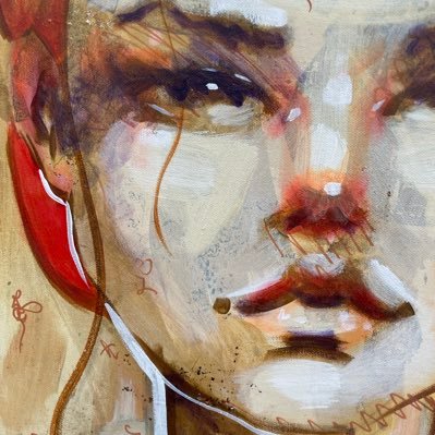 Monique_paints's profile picture. Could't erradicate my profile, so emptied it completely.