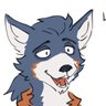 FreneticWolf's profile picture. Blue wolf that draws cute or brutal stuff