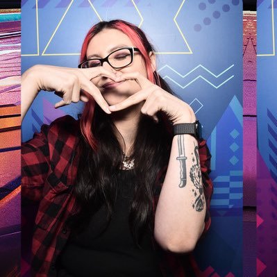 georgiesucks's profile picture. 27 / she/they / 1/5 of @helloguillotine working w/ @sega / Out Making Games / prev: @neonhive @intogameshq / TGA Future Class '23 / GDH Rising Star '23.