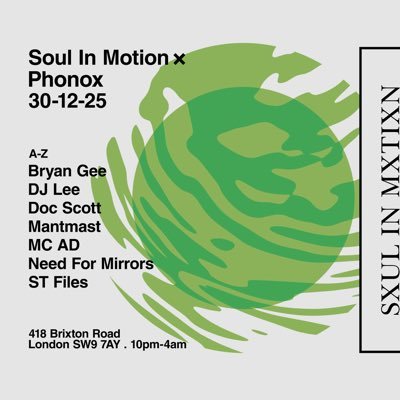 SoulinMotionLDN's profile picture. Soul In Motion Records. Curated by @needformirrors Contact : info@soulinmotionldn.com