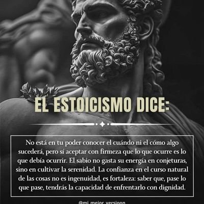 SoldadoEstoico's profile picture. PAZ, AMOR, SABIDURÍA Y RESILIENCIA.