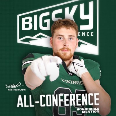 IngmanKristian's profile picture. Tight End / Long Snapper @ Portland State (2027) 🟢⚪️ | 6’6” 235 | 3⭐️247 Sports | 2025 Big Sky All-Conference TE | KristianIngman2023@gmail.com