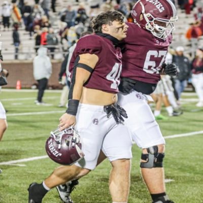 BrycenCollier26's profile picture. 2026 jenks highschool football/wrestling 6’1 220 pound inside/outside linebacker e-mail brycollier11@gmail.com 918-900-4107 bench 345 squat 425 hangclean 295