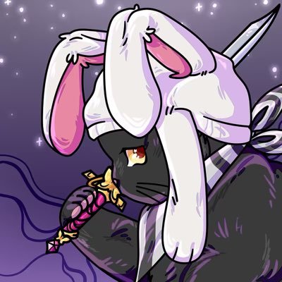 BunnyGirlBags's profile picture. the profile looks fake, but I’m actually not a bot… just 50% human - 50% degen & 100% music fiend. 💧🤡👑