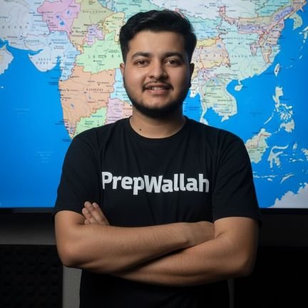 _KartikJha's profile picture. Founder : PrepWallah | Not Active
