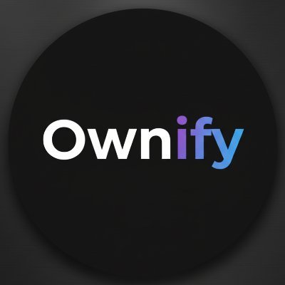 OwnifyOfficial's profile picture. Ownify | Real-World Assets On-Chain
Blockchain-Secured Ownership & Anti-Counterfeit
QR/NFC Verification • Digital Asset Identity