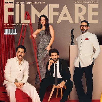 filmfare's profile picture. India’s No.1 entertainment magazine, celebrating 70th year of Filmfare Awards with glamour, stars, and stories that shine.