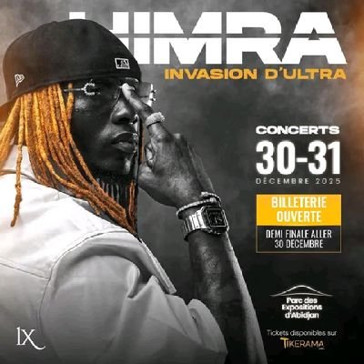 Necali7005's profile picture. zénith le 28.01.26 🇫🇷⚔
billetterie 

https://t.co/c9nLknNjuR

parc d'expo 30&31 décembre 🇨🇮⚔
Le 02 mai  2026 ebimpé 🇨🇮⚔