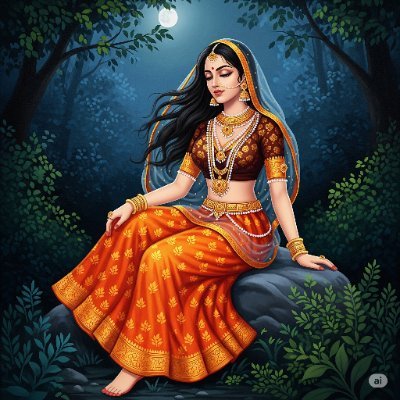 DharmaRaksha108's profile picture. भारतिय•सनातनी•वैष्णवी
तवैवास्मि तवैवास्मि न जीवामि त्वया विना।
इति विज्ञाय राधे त्वं नय मां चरणान्तिके ।।