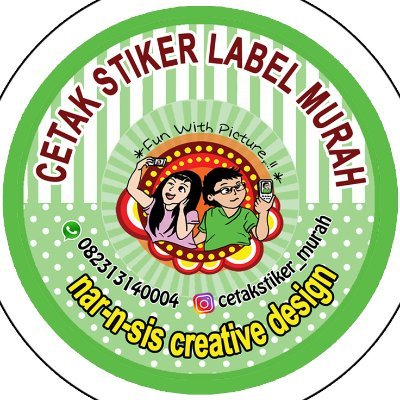 nar_n_sis's profile picture. - Free Design Layout, - Free Ongkir
- Tanpa Minimal Order - 1Hari Jadi.! 
#stickermurah #stikercustom #stikerlabel
👇👇Klik Link Di Bawah Untuk Pemesanan