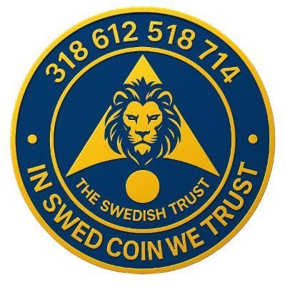 SwedcoinDesk's profile picture. Sweden (Swed) allows Trustees, Settlors, Grantors & Beneficiaries to have more anonymity, speed of payment and independence. Deed of Trust on The Blockchain.